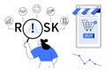 Risk Analysis in Online Shopping with Business and E-commerce Metrics and Trends