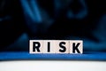 Risk assessment, the decision to accept business result in uncertainty, unpredictable situation concept Royalty Free Stock Photo