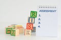 Risk assessment or management plan Royalty Free Stock Photo