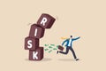 Risk averse, avoid or minimize risk, run away from uncertainty, fear or safety decision for investment, prefer security or