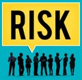 Risk Chance Safety Security Unsure Weakness Concept