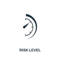 Risk Level icon. Creative element design from risk management icons collection. Pixel perfect Risk Level icon for web