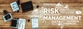 Risk Management and Assessment for Business uds Royalty Free Stock Photo