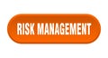 risk management button Royalty Free Stock Photo