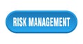 risk management button Royalty Free Stock Photo
