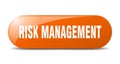 risk management button. risk management sign. key. push button. Royalty Free Stock Photo