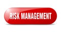 risk management button. risk management sign. key. push button. Royalty Free Stock Photo