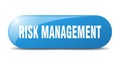 risk management button. risk management sign. key. push button. Royalty Free Stock Photo