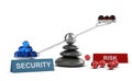 Risk Management. Choice of Security Royalty Free Stock Photo