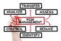 Risk management diagram