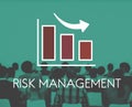 Risk Management Diagram Graph Arrow Concept