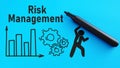 Risk Management is shown using the text Royalty Free Stock Photo