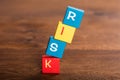 Risk Word On Falling Cubes