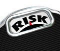 Risk Word Scale Overweight Obesity Disease Factors Royalty Free Stock Photo