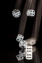 Risking All on a Roll of the Dice Royalty Free Stock Photo