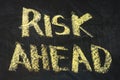 Risks ahead Royalty Free Stock Photo