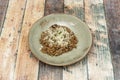 Risotto with boletus and truffle. This is one of the quintessential