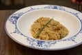 Risotto of funghi porcini - Traditional recipe from Italy