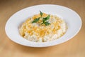 Risotto Milanese, a classic Italian dish