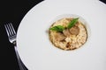 Risotto with truffle mushrooms