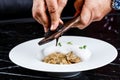 Risotto with truffles Royalty Free Stock Photo