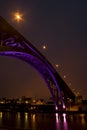 Risoy Bridge Nightshot Royalty Free Stock Photo