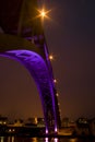 Risoy Bridge Nightshot 2 Royalty Free Stock Photo