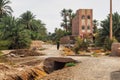 Rissani, Morocco - Oct 18, 2019: People at the Kasbah of Rissani in Morocco