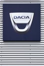 Dacia logo on wall