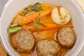 Rissoles with vegetables Royalty Free Stock Photo
