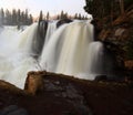 Ristafallet waterfall Royalty Free Stock Photo