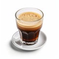 Ristretto Coffee Isolated On White Background