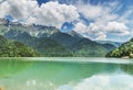 Ritsa lake, Abkhazia Royalty Free Stock Photo