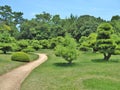 Ritsurin Garden in Takamatsu, Japan. Royalty Free Stock Photo