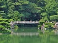 Ritsurin Garden in Takamatsu, Japan. Royalty Free Stock Photo