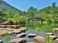 Ritsurin Garden in Takamatsu, Japan. Royalty Free Stock Photo