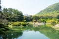 Ritsurin Koen in Japan. Royalty Free Stock Photo