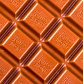 Ritter Sport milk chocolate bar macro. Ritter Sport chocolate bar made by Alfred Ritter