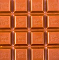 Ritter Sport milk chocolate bar macro