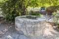 Ritual bath performed in the form of a cross in Tabgha - Catholic Church Multiplication of bread and fish located on the shores of