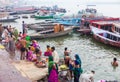 Ritual bathing in the River Ganges