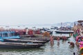 Ritual bathing in the River Ganges