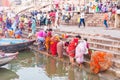 Ritual bathing in the River Ganges