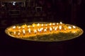 Ritual butter lamp in Samye monastery - Tibet