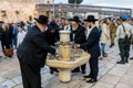 Ritual hand wash in jerusalem