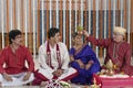 Ritual in Indian Hindu wedding Royalty Free Stock Photo