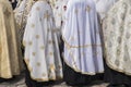 Ritual Orthodox vestments in ceremony