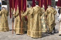 Ritual Orthodox vestments in ceremony Royalty Free Stock Photo