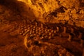 Ritual pots in the cave of Balankanche. Balancanche are the most famous Maya cave sites, near Chichen Itza, in Mexico.