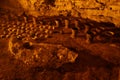 Ritual pots in the cave of Balankanche. Balancanche are the most famous Maya cave sites, near Chichen Itza, in Mexico.